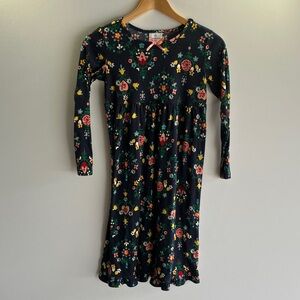 Hanna Andersson Kids Dress - Black with Floral Accents